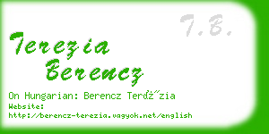 terezia berencz business card